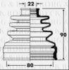 HONDA 44017SS0000 Bellow, driveshaft